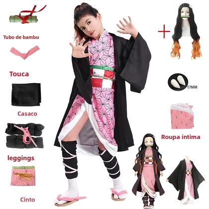 Imagem de Fantasia De Cosplay De Nezuko, Caçadora De Demônios, Para Adultos, Anime Japonês, Festa De