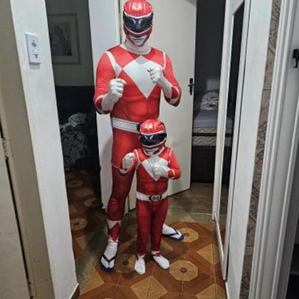 Imagem de Fantasia De Cosplay De Super-Herói Samurai Sentai Shinkenger Para Adultos Com Máscara Para Homens No