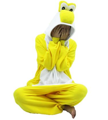 Imagem de Fantasia de macacão Kigurumi LakiGurumi Pink Yoshi para adultos unissex
