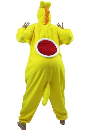 Imagem de Fantasia de macacão Kigurumi LakiGurumi Pink Yoshi para adultos unissex