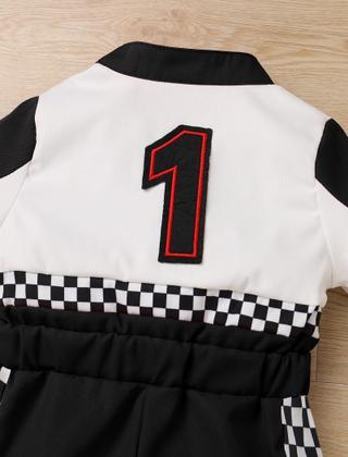 Imagem de Fantasia de piloto de corrida para bebês, macacão infantil IMEKIS 12-18M