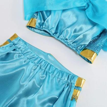 Imagem de Fantasia De Princesa Jasmine Para Meninas, Vestido De Carnaval De Veneza, Rio, Aladdin, Festa De