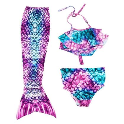 Imagem de Fantasia de Sereia Com Cauda Piscina e Praia