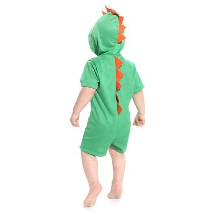 Imagem de Fantasia Dinossauro Kigurumi Curto Bebê com Capuz
