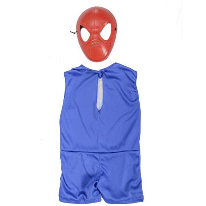 Imagem de Fantasia do Homem Aranha + Patinete Infantil Azul.