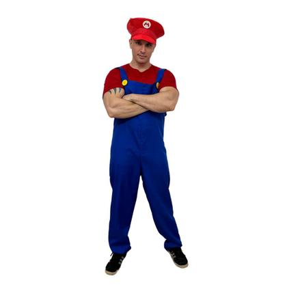 Imagem de Fantasia Do Mario Bros Adulto Masculino Cosplay