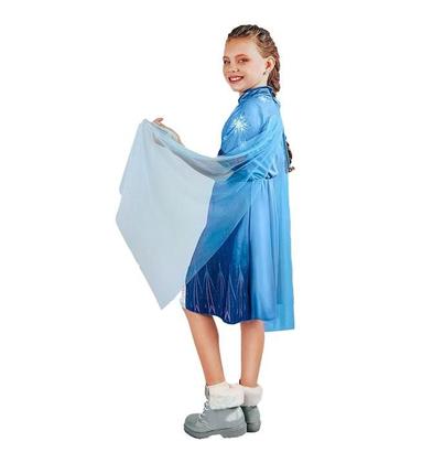 Imagem de Fantasia Elsa Frozen 2 Disney Original Com Capa