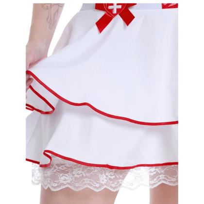 Imagem de Fantasia Enfermeira Vestido Adulto com Tiara