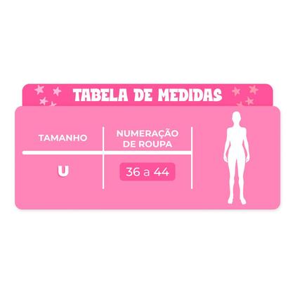 Imagem de Fantasia Fada Adulta Feminina de Carnaval Kit Borboleta Saia 40cm Asa Varinha e Tiara