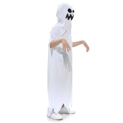 Imagem de Fantasia Fantasma Túnica Infantil com Capuz - Halloween
