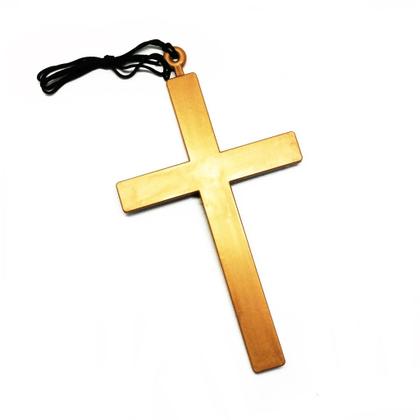 Imagem de Fantasia Feminina Vestido Freira Adulto Noviça Rebelde Irmã Religiosa Carnaval Bloquinho Festa Halloween Zumbi Terror