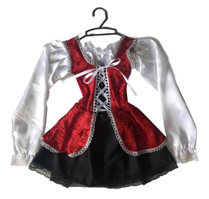 Imagem de Fantasia Halloween Bruxinha Bebê Menina Vestido de Bruxa Feiticeira Luxo Infantil Carnaval