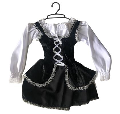 Imagem de Fantasia Halloween Bruxinha Bebê Menina Vestido de Bruxa Feiticeira Luxo Infantil Carnaval