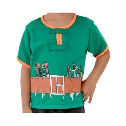Imagem de Fantasia Halloween Bruxo Menino Infantil com Chapéu Roupa de Bruxo para Menino Anjo 307