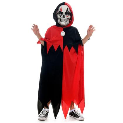 Imagem de Fantasia Halloween Infantil Palhaço do Mau Com Máscara 2 á 12