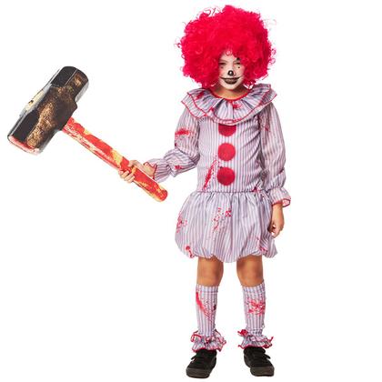 Imagem de Fantasia Halloween It Palhaço do Mal Infantil Menino Zumbi