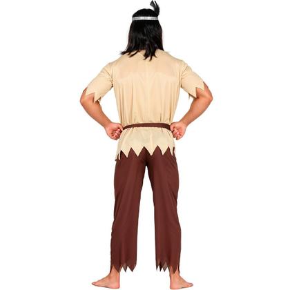 Imagem de Fantasia Indio Masculino Americano para Adultos de Luxo Completa