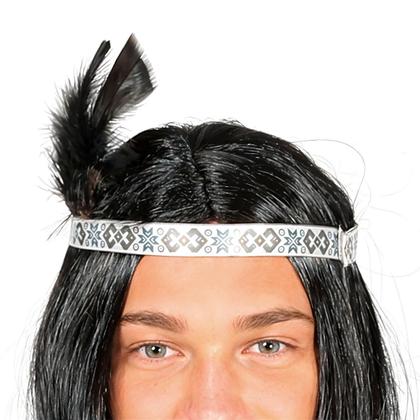 Imagem de Fantasia Indio Masculino Americano para Adultos de Luxo Completa