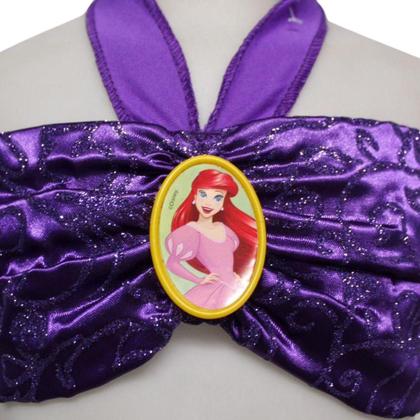 Imagem de Fantasia Infantil Ariel Disney com Calda e Top de Sereia