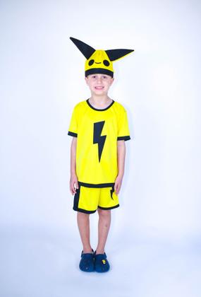 Imagem de Fantasia Infantil Conjunto Menino Amarelo Com Bone Muvile