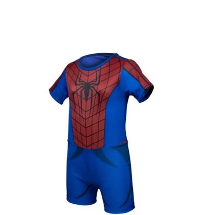 Imagem de Fantasia Infantil Homem Aranha Com Máscara de E.V.A 3D