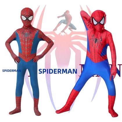 Imagem de Fantasia Infantil Homem-Aranha Cosplay Meninos Meninas Halloween Macacão Remasterizado Máscara