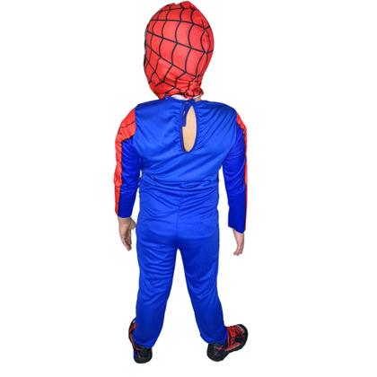 Imagem de Fantasia Infantil Homem Aranha Longa  C Mascara