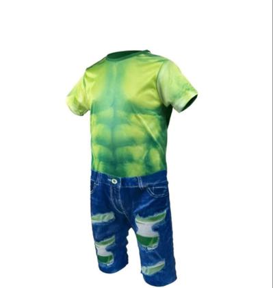 Imagem de Fantasia Infantil Hulk Com Máscaara De E.V.A 3D