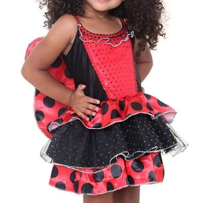 Imagem de Fantasia Infantil - Joaninha Luxo Bebê - Tamanho P (1 ano) - 10685 - Sulamericana