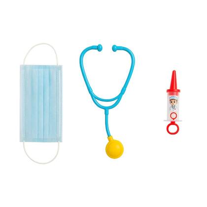 Imagem de Fantasia Infantil Médico Jaleco Branco com Acessórios Menino