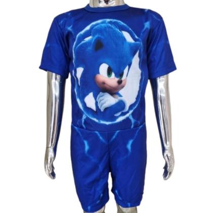 Imagem de Fantasia Infantil Menino Esqueleto e Sonic com Máscara