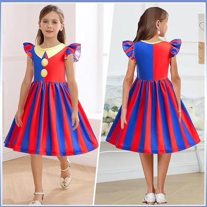 Imagem de Fantasia Infantil Palhaça Palhacinha Meninas Carnaval Festa