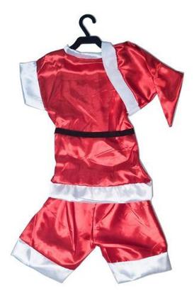 Imagem de Fantasia Infantil Papai Noel Menino Gorro Shorts Cinto Natal - Brink Model
