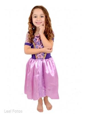 Imagem de Fantasia Infantil Rapunzel Enrolados