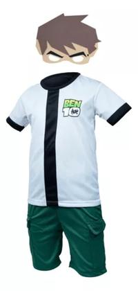Imagem de Fantasia Infantil Roupa Ben 10 Com Omnitrix Lança Disco