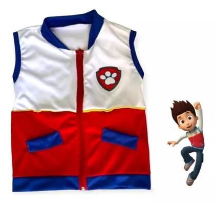 Imagem de FANTASIA INFANTIL ROUPA COLETE e SHORTS  PATRULHA CANINA RYDER