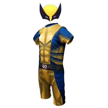 Imagem de Fantasia Infantil Roupa Wolverine ( 2 a 9 anos )