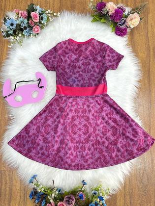 Imagem de Fantasia Infantil Temática Angel Stitch Lilo com Máscara Rosa