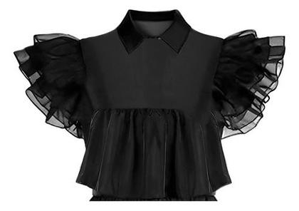 Imagem de Fantasia Infantil Wandinha Familia Addams Vestido Luxo Festa