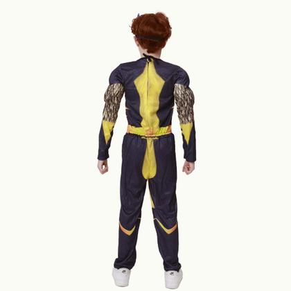 Imagem de Fantasia Infantil Wolverine Amarelo e Preto Com Máscara