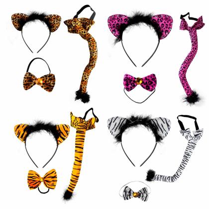 Imagem de Fantasia Kit de Bichinho Luxo com Três Peças Feminino Carnaval