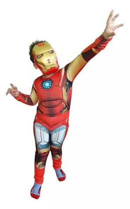 Imagem de Fantasia Longa Com Enchimento Homen de Ferro