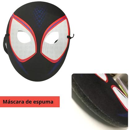 Imagem de Fantasia Macacão Homem Aranha Miles Morales Infantil Tam P