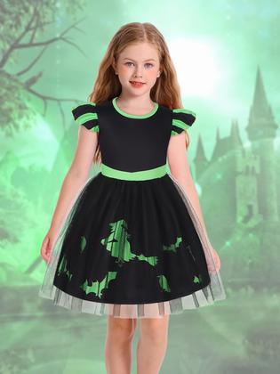 Imagem de Fantasia Marendyee Black Witch Dress Girl Halloween 5-6 anos