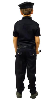 Imagem de Fantasia Masculina Infantil Policial Completa - Linha Luxo - Festa Fantasy