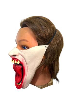 Imagem de Fantasia Meia Máscara língua para fora bocão aberto linguão