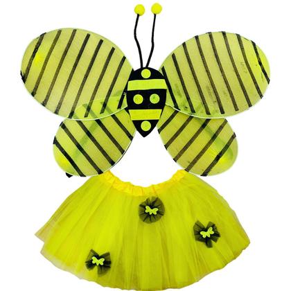 Imagem de Fantasia Menina Joaninha Infantil Asa Saia Tule