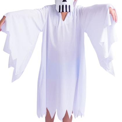 Imagem de Fantasia menino fantasma de máscara muvilê