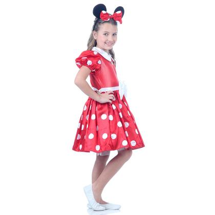 Imagem de Fantasia Minnie Vermelha Infantil - Disney