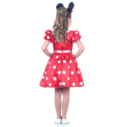 Imagem de Fantasia Minnie Vermelha Infantil - Disney